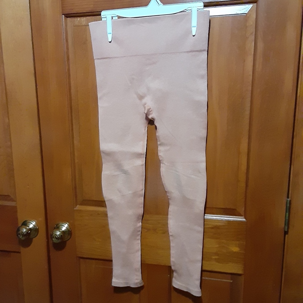 Mono B Blush Ribbed Leggings